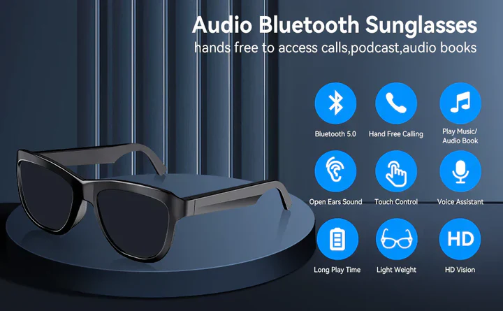 Lentes Smart Inteligentes con Bluetooth y Lentes Polarizados | Manos Libres & Estilo